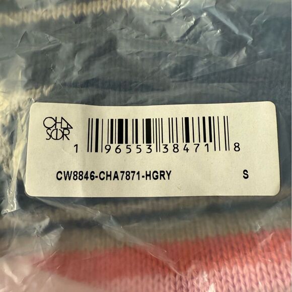 Chaser Brand Stars & Stripes Heather Gray Sweater Women’s Size Small - Picture 10 of 10